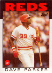 1986 Topps Baseball Cards      595     Dave Parker